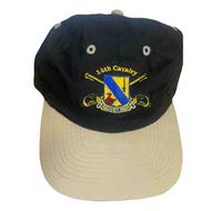Two-tone low profile baseball cap